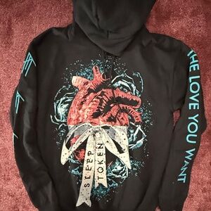 Sleep Token The Love You Want Heart Hoodie